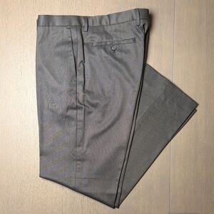 Banana Republic Non-Iron Modern Slim Fit Charcoal Trousers